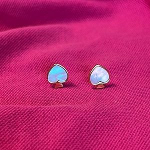 Kate spade stud gold/ iridescent earring